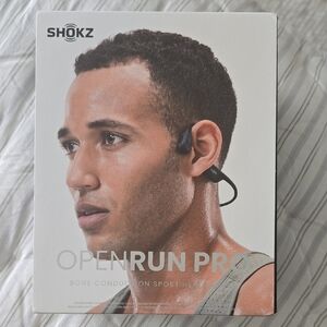 Shokz OpenRun Pro Black Over-Ear Headphones